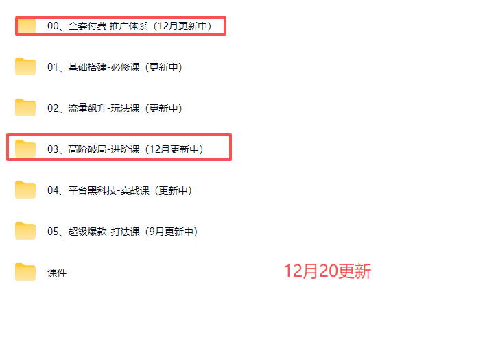 大炮电商-拼多多全阶实战课程2025年12月20日更新