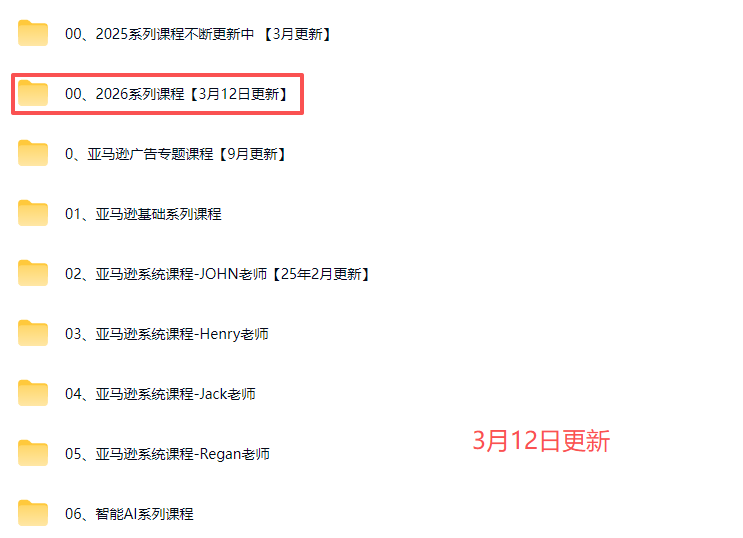 毕方电商-亚马逊全站会员课程2026年3月12日更新(价值9800元)