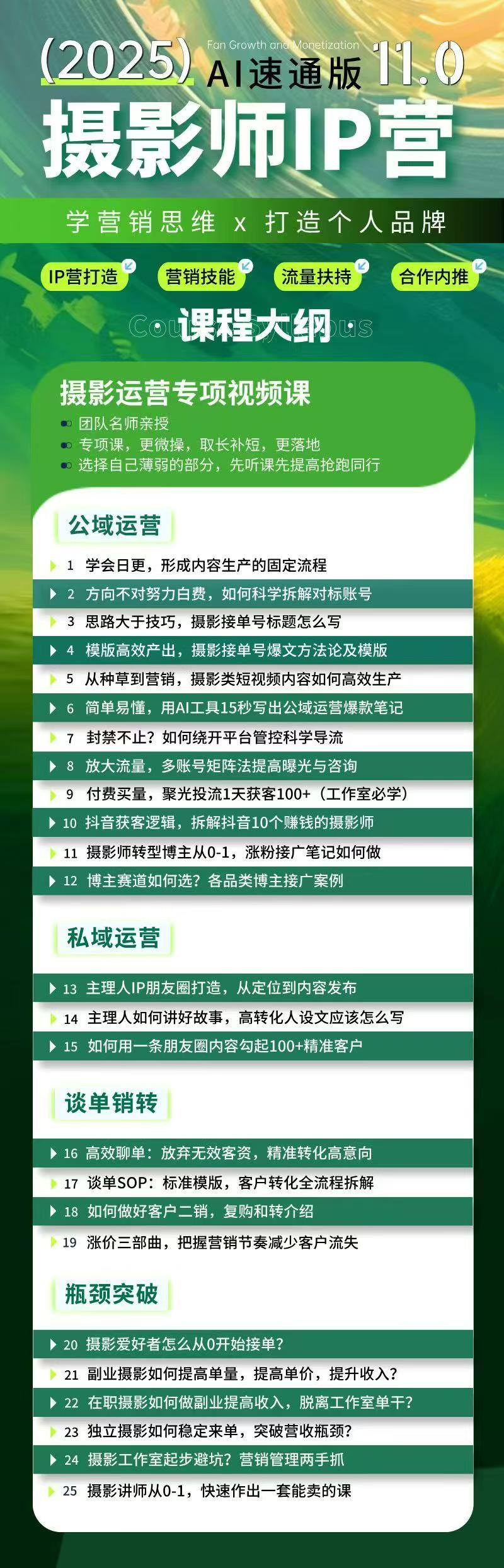 蔡汶川-摄影师IP营第十一期2026年3月份(价值6990元)